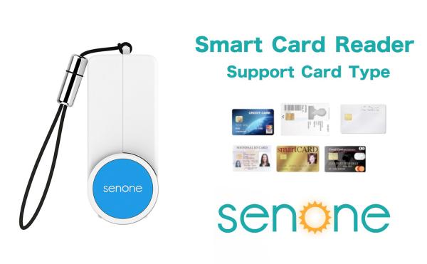 Boutique Customized Folding Smart Card Reader for Type C Mobile Phone