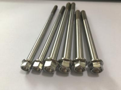 Gr5 Titanium Motorcycle Parts Titanium Race Spec Flange Bolts M8 X 1.25