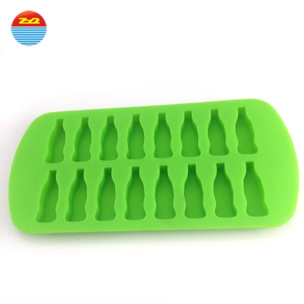 Water Bottle Shape Silicone Ice Trays For Ice Pudding / Biscuit Cake
