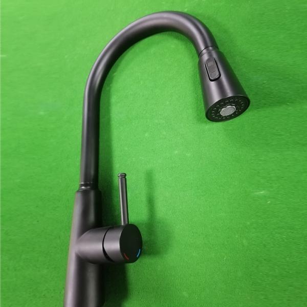 Deck Mounted Touch Sensor Kitchen Faucet Disc Cartridge IPX5 2077H-TT