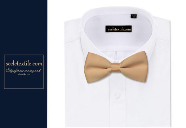 Party Woven Fashion 100% Silk Skinny Pink Bow Tie Men  with Custom