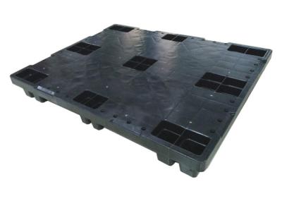 Páletes plásticas do preto quadrado da forma, injeção - páletes plásticas moldadas da exportação