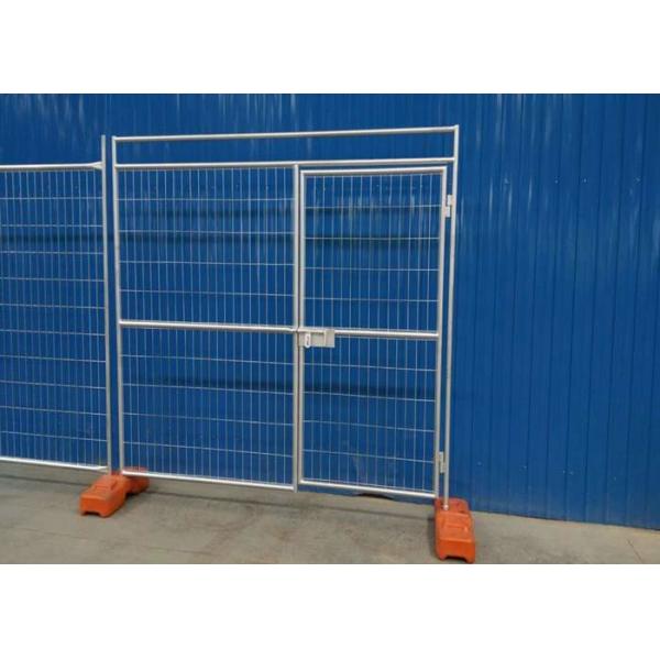 Galvanized Wire Mesh Temp Construction Fence For Site Security Control