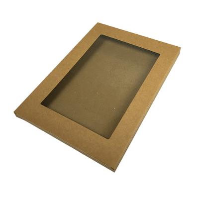 boîte d'emballage de papier ondulé de T-shirt de 160x120cm 3 couches avec la fenêtre claire