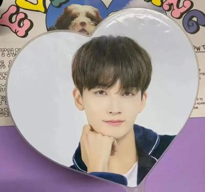 Custom KPop Event Fan For Gift Custom plastic PET Transparent 3D Fan