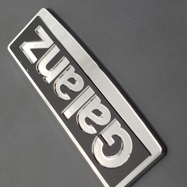 Custom Logo Embossed Nickel Electroformed Metal Logo for Packaging Printing 's Direct