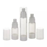 30ml PET PETG plástico garrafa gancho desinfetante para as mãos garrafa trapezoide garrafa transparente com tampa de parafuso