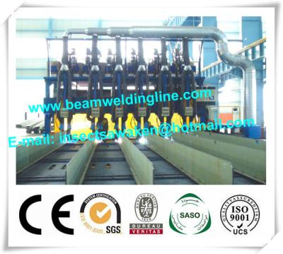 Multi Pole Longitudinal H Beam Welding Line for Shipyard Welding