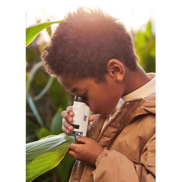 Metal Mini Microscope for Kids' Professional Biological Experiments and Teaching Aids