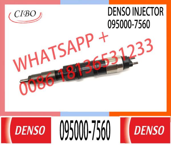 Injetor de motor diesel 095000-7560 RE524361 Partes de motores de injecção de combustível diesel 095000-7560