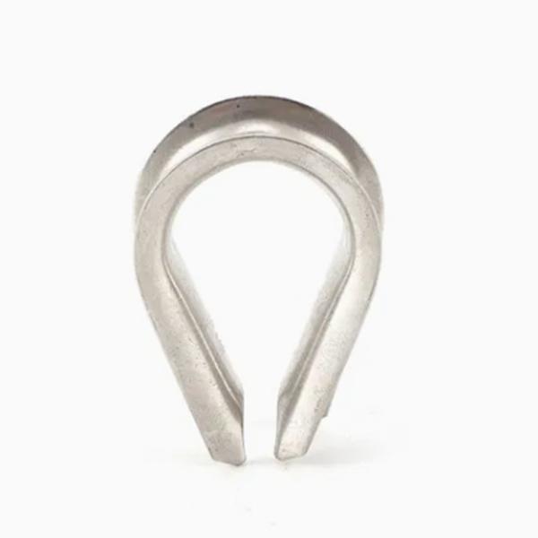 Stainless Steel Wire Rope Protection Fitting Tube Cable Heavy Duty Rigging Carbon Guy Hardware D Shackle Metal Neele Punch Thimble