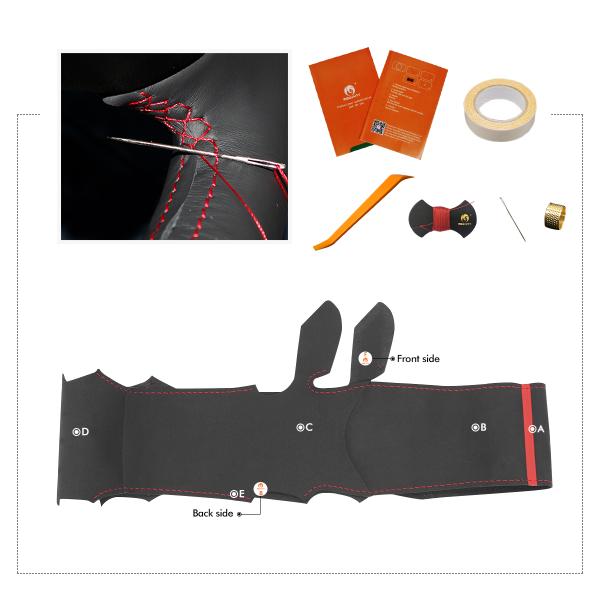 Customized Available Durable Suede Hand Sewing Steering Wheel Cover Wrap for Holden Commodore VE Ute Calais Caprice 2006-2013