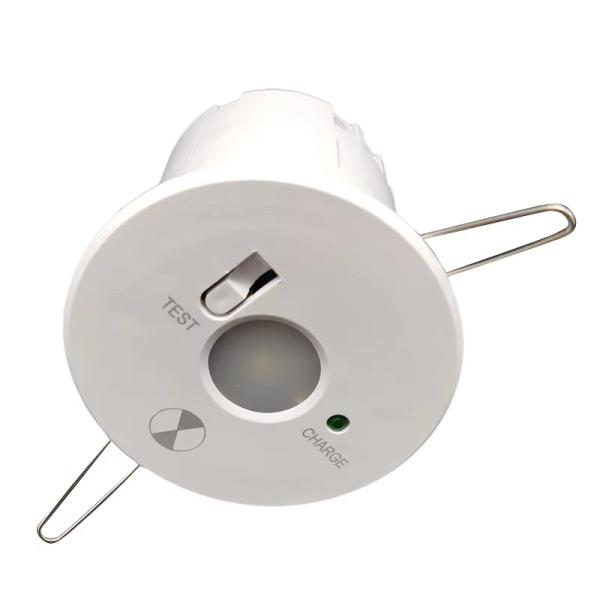 Batteries Required Yes 1W 2W IP44 Emergency Down Light for Stair Passage Aisle Corridor