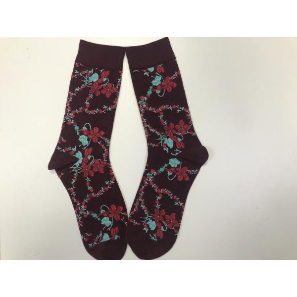 Men Casual Thin Non-slip Printing Long Socks Mens Custom Socks High CREW