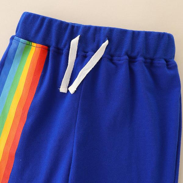 In stock Baby Kids clothing short set 100% cotton fashion top and short kids boy clothes set for summer