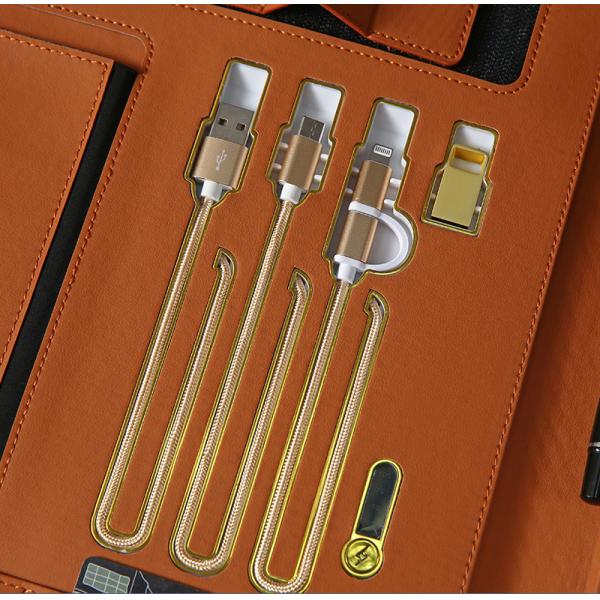 Ультрапортативный кожаное портфолио дела