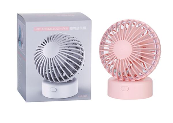 Portable Battery Operated Cooling Fan , Hand Held Electric Fan No Noise Running