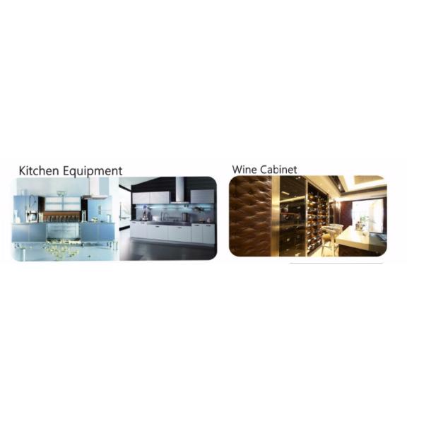 Серый цвет/золото 304 покрасили листы нержавеющей стали для снадарта Международной организации стандартизации Коокваре