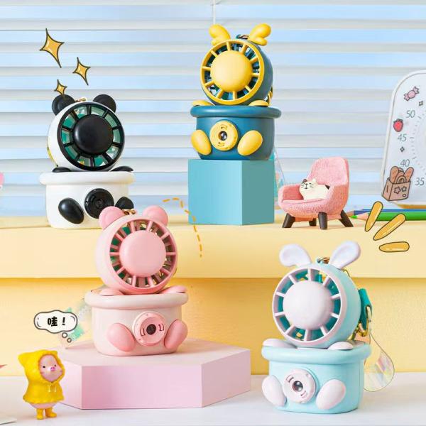 Juguetes de recarga de mini USB Clavier de bolsillo de escritorio abanico promocional llaveros