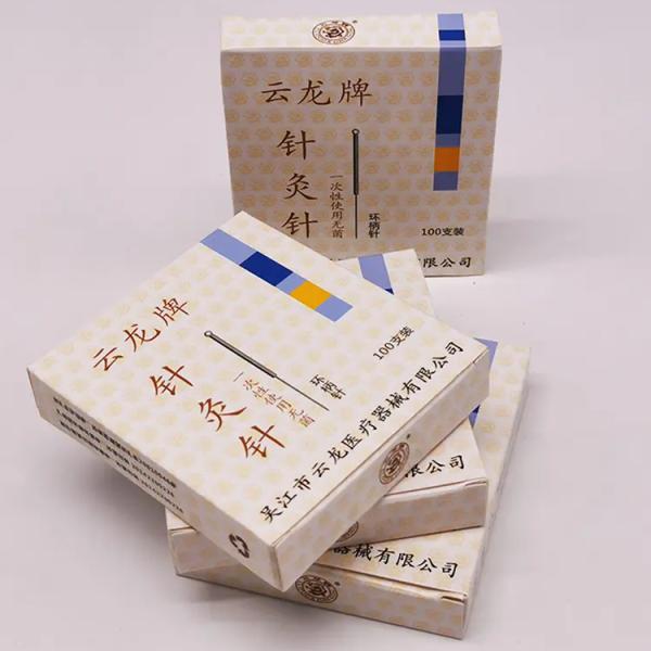 Tubeless Chinese Medical Acupuncture Needles with Sterile Spring Handle Chinese Medicine
