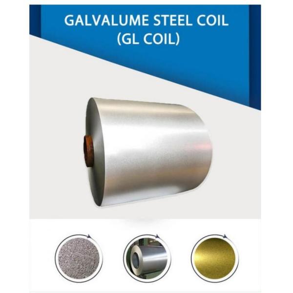 Galvalume 0.43mm катушки JIS G3321 алюминиевый 55% Aluzinc стальной 0.5mm