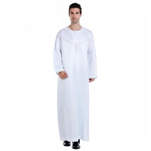 Lightweight Thobe Fabric TR 80/20 Polyester/Viscose Blend for Muslim Saudi Arab Thobe