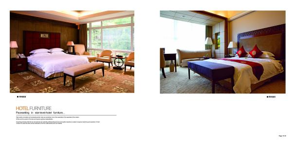 Luxury Ergonomic Hotel Bedroom Furniture Sets Glossy Oil Painting / Powder Coated