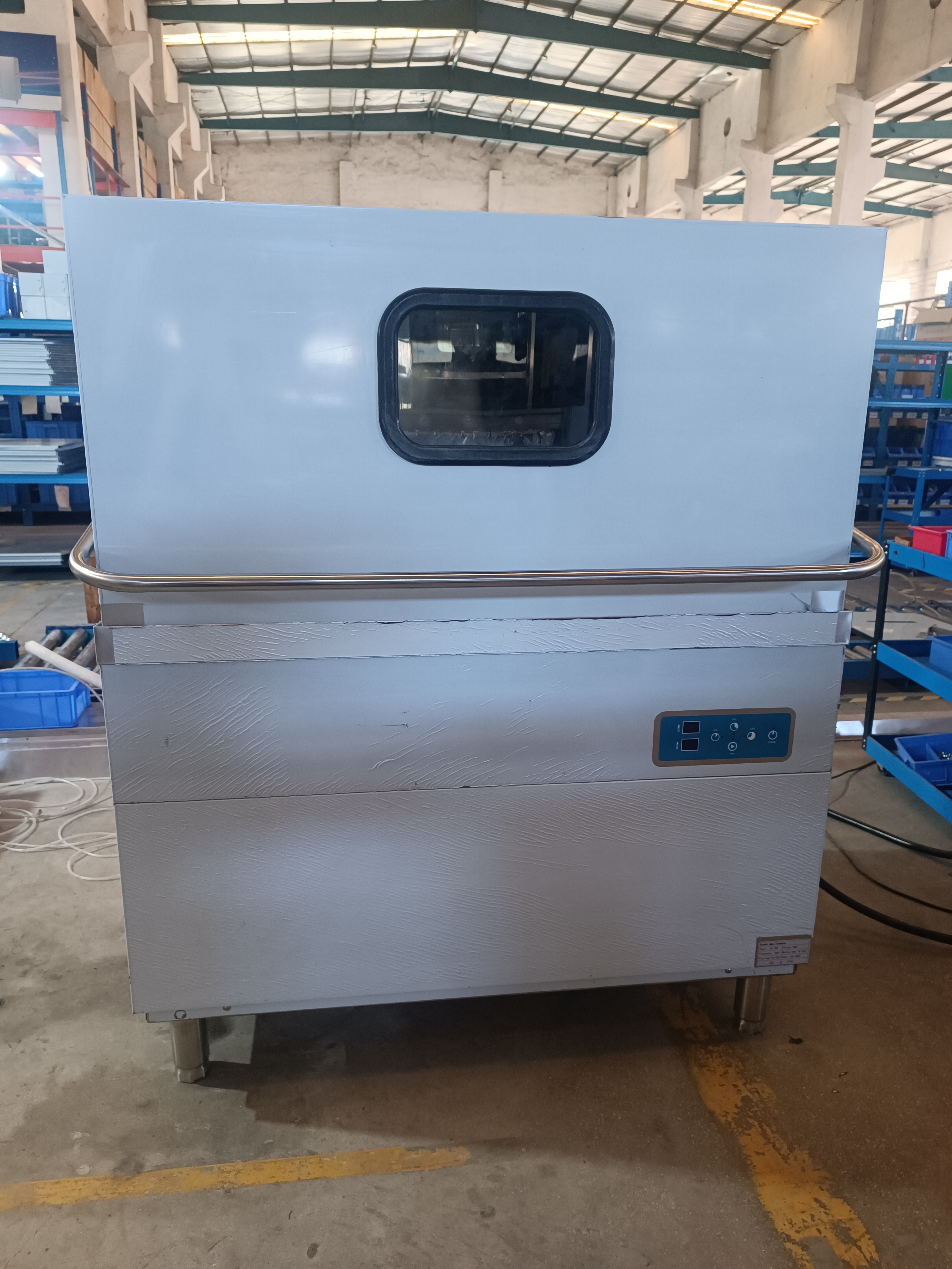 Water Saving Fast Washing Hood Type Dishwasher, Multi Period Program Hood Type Dishwasher for Fast Food Chain Restaurant