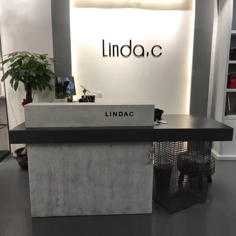 Office Furniture Modern Beauty Salon Reception Desk for Front Desk Mail Packing N