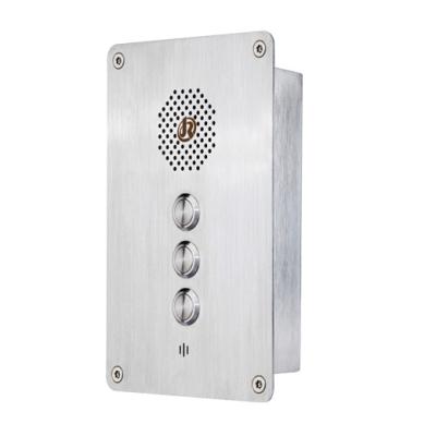 Flush Mounted Elevator Emergency Phone Hands Free Operation With Robust Housing