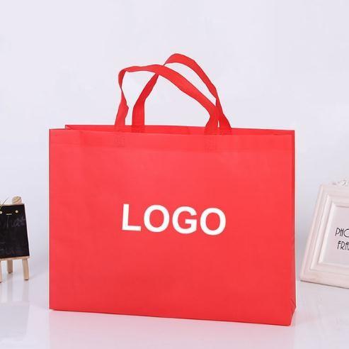Eco Friendly Custom Printed Non Woven Bags , Non Woven Fabric Carry Bags