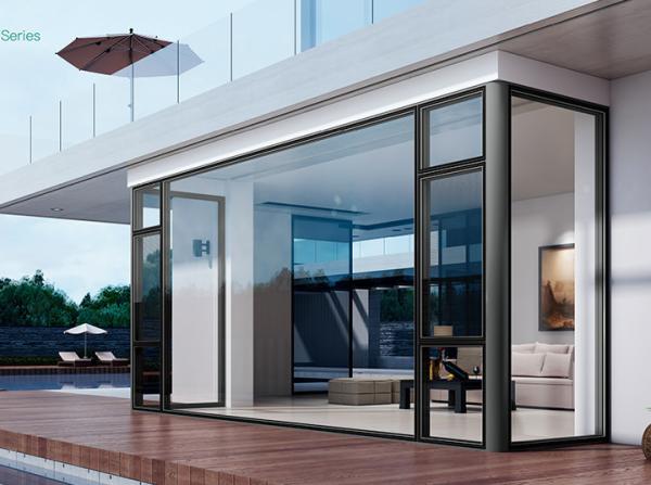 Frameless Aluminium Casement Windows Sealed Insulation Fireproof