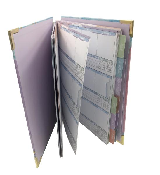 210pp ODM Personal Business Journal Planner Thick Paper 2.5mm Gold Hot Stamping Organizer