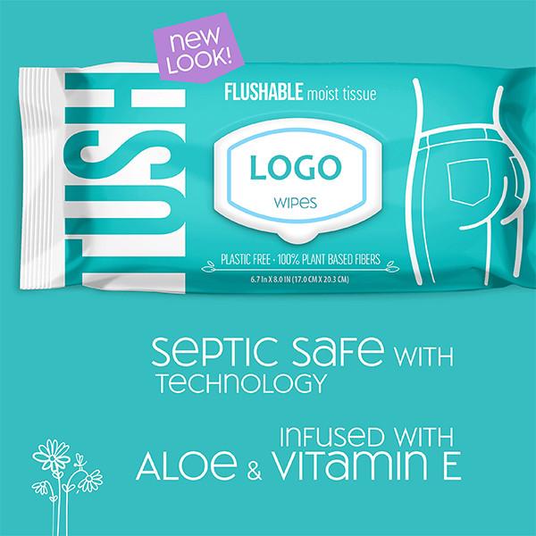 Alcohol Free Adult Wet Toilet Paper Wipes Gentle On Skin Flushable Wet Wipes