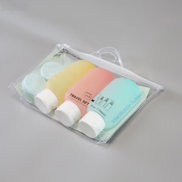 Travel Toilet Printed PVC Cosmetic Organizer Bags Waterproof Transparent