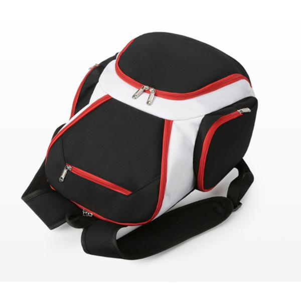 Team Basketball Backpack Men's Sports Gym Bag with Letter Pattern and Zipper Closure