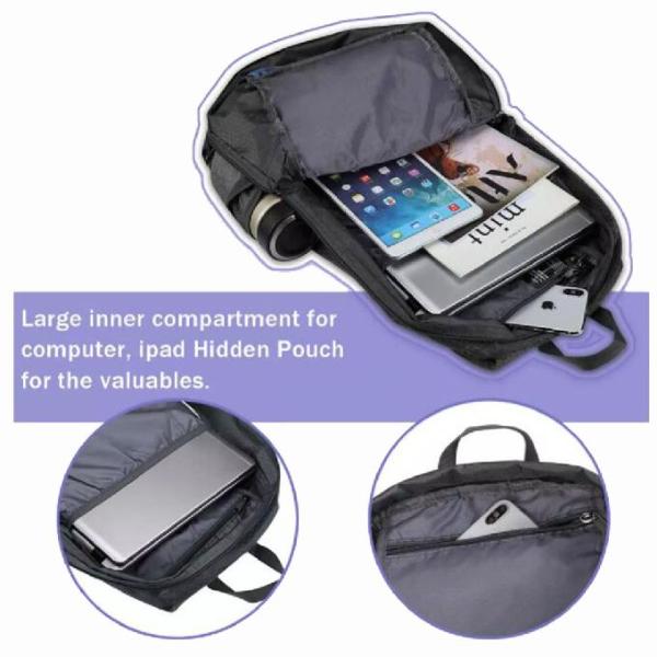 40l Foldable Lightweight Large Hiking Camping Backpack Water Resistant