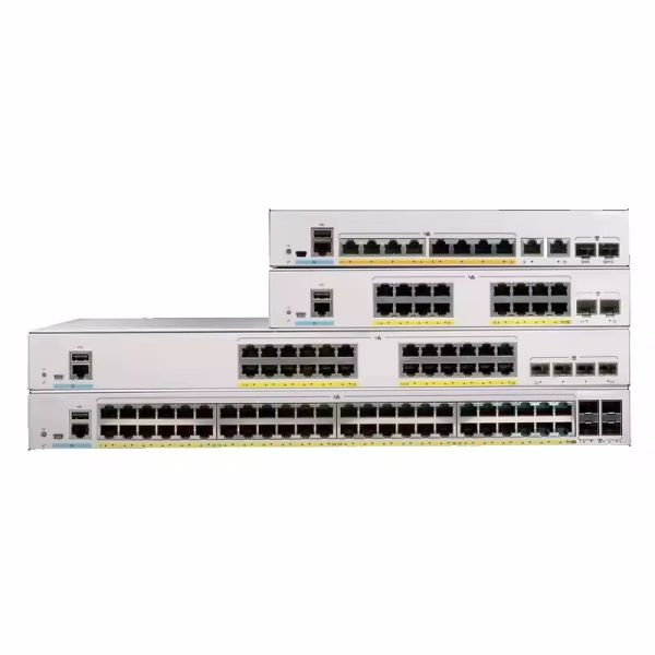C1300-24FP-4G Original New in Box Cisco Network Switch 24 Port Gigabit Ethernet Full PoE 4 X1GE SFP Managed Switch