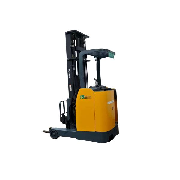 Used Ready-to-Work Komatsu Electric Reach Stacker- 6.5M Lifting Height 1.5 Ton Capacity for Smooth Logistics Center Operations