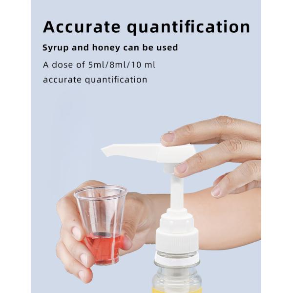 Квадратная головка 28/400 дозировка распределителя насоса сиропа 5/8/10ml