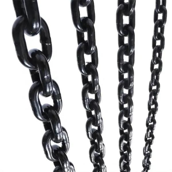 Blacken G80 Binder Chain with Grab Lifting Hook Parts Sling Binding Chain 20Mn2