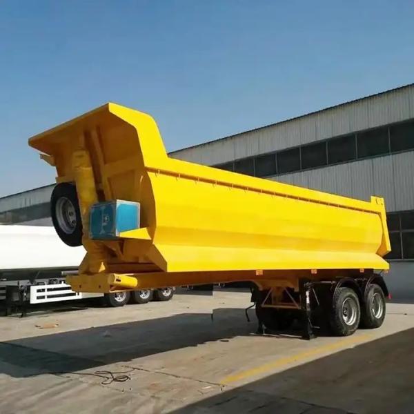 3/4/5/6 Axle Number Tri Axle 50 Ton Heavy Duty Dump Trailers Mining Tipper Truck Trailer
