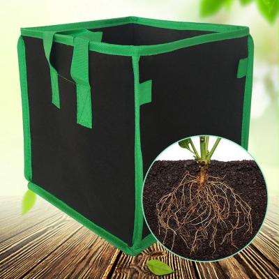 135g Bulk Root Pouch 4 Gallon Square Fabric Pots With Handles