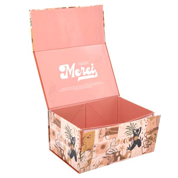 Cookie Cupcake Bakery Chocolate Pastry Dessert Packaging Gift Box for Cakes With Ribbon Custom Magnet Top Cake Box