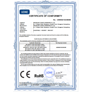 Guangdong Shuangxin Precision Components Co.,ltd Certifications