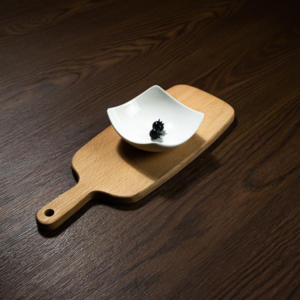 Fashionable Tableware Accessories White Ceramic Single Flavor Plate