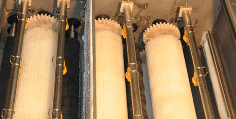 Vertical 0.8mm Glass Washing And Drying Machine Frequency Control