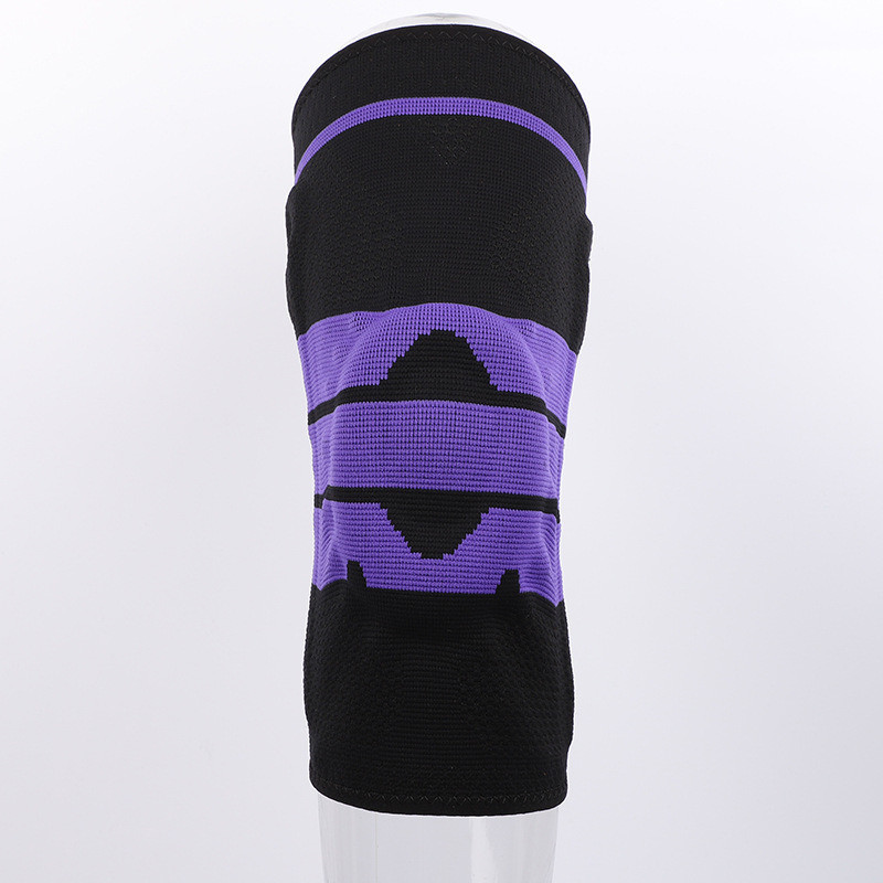Sport Nylon Silicone Knee Pad Compression Knee Support Brace for Basketball Protection