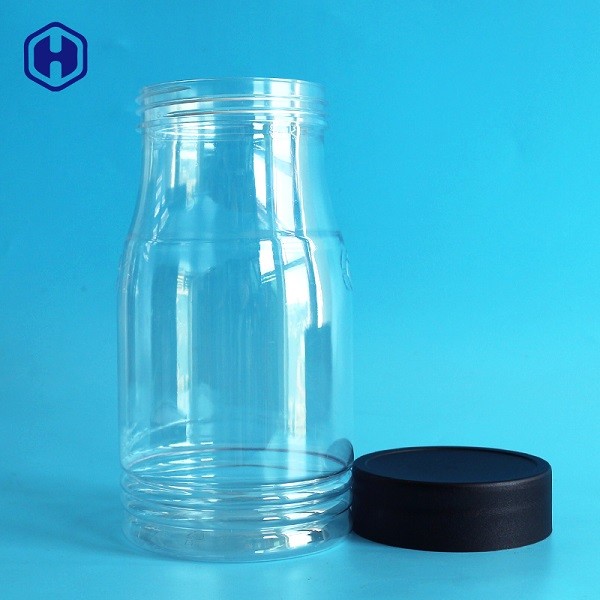 1130ML 38OZ Leak Proof Plastic Jar  Kids Milk Candies Packaging