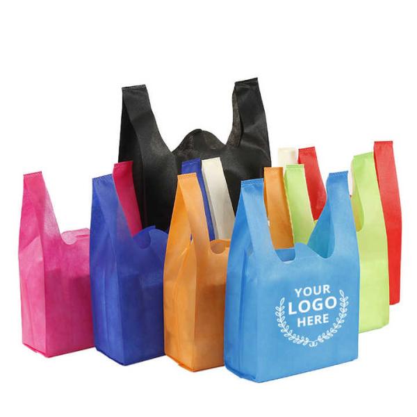 Custom Logo Retail Biodegradable Grocery Reusable Shopping Tote T-Shirt Plastic Corn Starch Vest To Go Poly Bag Supermarket